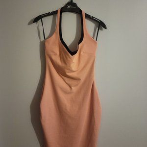 Kardashian Kollection Pique Halter Dress